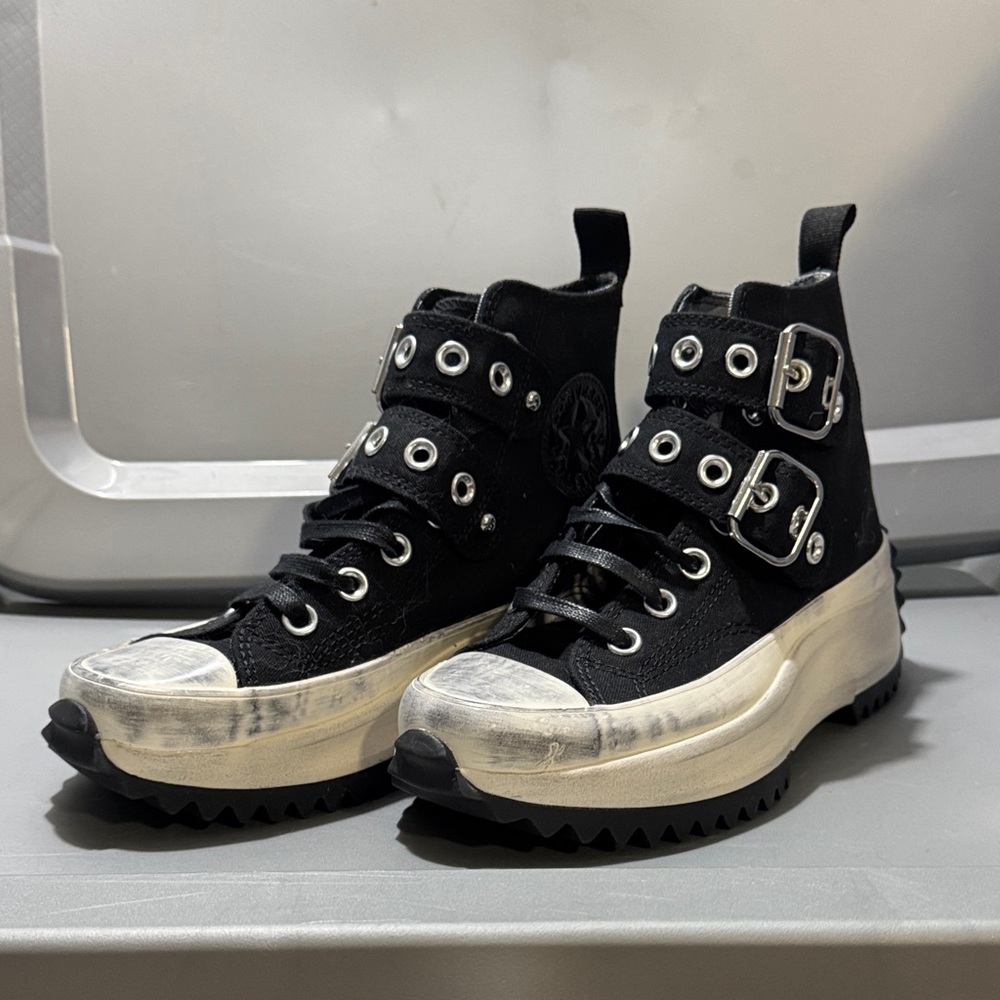 Converse Run Star Hike Platform Punk Black/Egret/Black High Top
